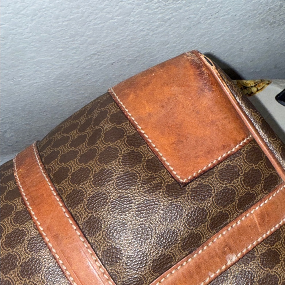 Celine Brown Leather Duffel Bag❤️ - Picture 12 of 16